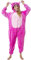 Katara 1744 - Costume Animale Pigiama intero Kigurumi Carnevale, Stitch rosa - Taglia M