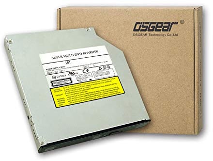 OSGEAR Eingebauter 12,7 mm ultradünner SATA 8X DVDRW CD DVD RW Rom Brenner eingebauter Computer DVD Laufwerk Mac Tray optisches Laufwerk Gerät geeignet für ASUS, Acer, HP, Dell, Lenovo, Samsung, Sony