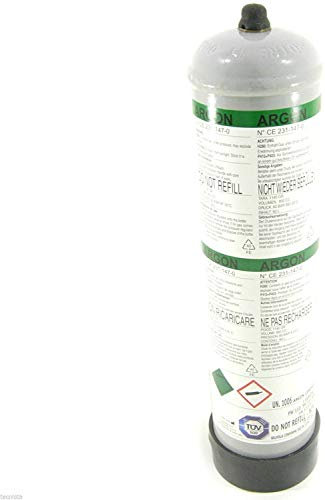 Oxyturbo – Argon – 486301 – M10x1 – Bouteille d’1 litre Usage unique.