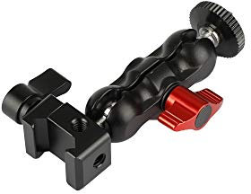 CAMVATE Gelenkarm 1/4 -20 Kugelkopf mit NATO-Klemme für DSLR-Kamera-Monitor