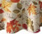 Elrene Home Fashions Herbstblätter-Bedruckte Tischdecke, Feiertagstischdecke für formelle oder alltägliche Verwendung, 178 cm, rund
