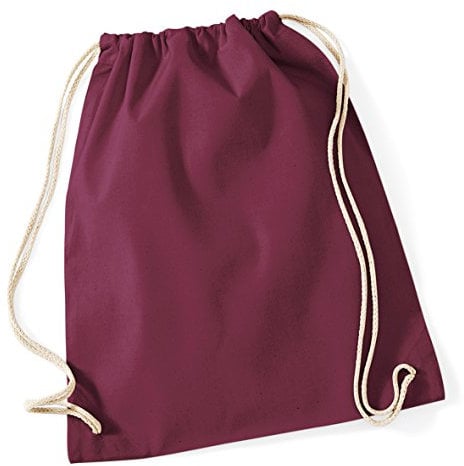 Westford Mill Cotton Gymsac - Burgundy