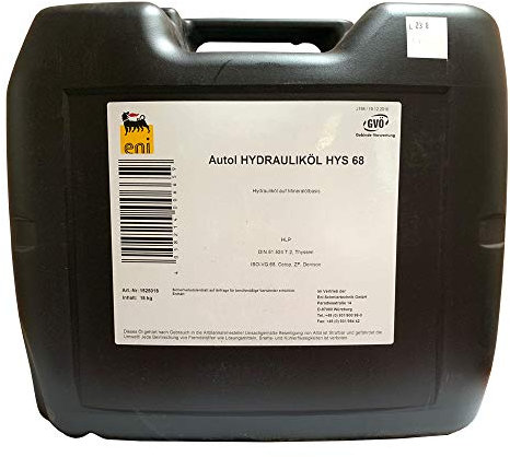 ENI Autol Hydrauliköl HYS 68 (HLP) Leuendorff DIN 51 524 T.2.