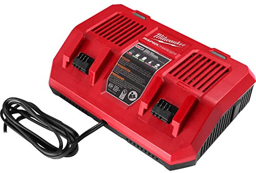 Milwaukee M18DFC 18V Dual Port Rapid Fast Charger 240V for M18 Batteries, 18 V