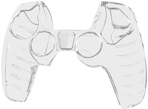 OSTENT Hard Transparent Crystal Protective Shell Skin Case Cover für Sony PS5 DualSense Wireless Controller