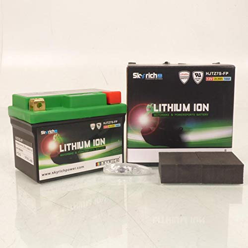 Batterie Lithium Skyrich compatible avec Moto Gas gas 300 Ec Racing Enduro 2T 2010 à 2017 YTZ7S-BS / 12V 6Ah
