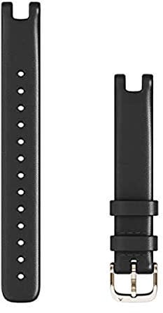 Garmin Bracelet Accessoire pour Montre connectée GPS Lily Noir Cuir Italien