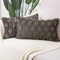 Madizz 2er Set Sanft Plüsch Kurze Wolle Samt Dekorativ Zierkissenbezüge Luxus Stil Kissenbezug für Sofa für Schlafzimmer Taupe 40x60 cm Rechteckig