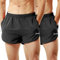TENJOY Herren Laufshorts Gym Athletic Workout Shorts für Männer, 7,6 cm Sportschorts mit Reißverschlusstasche., XL