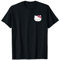 T-shirt Hello Kitty rose avec nœud papillon (avant et arrière) T-Shirt