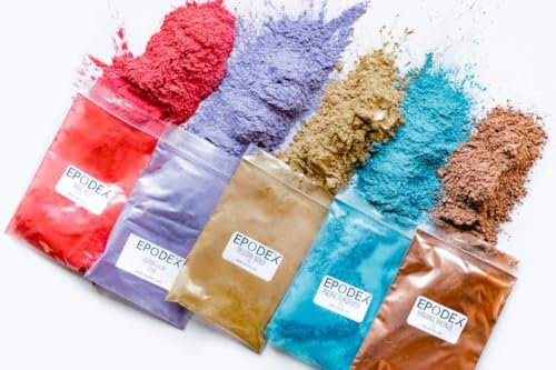EPODEX® Pigments de couleur métallisés - Pour résines époxy - Réduction de quantité