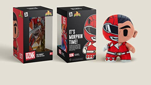 BANDAI - YuMe Toys DZNR Collection Plush in Power Rangers Box - Power Ranger Red Multicolor