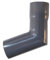 Renoplast® R50 Aluminium Fallrohrbögen | Ecke 67º DN 40mm Grau | Dachrinnen Regenrinne Dachentwässerung Blechkantprofile | Gartenhaus Carport Terrasse Balkon-Steckrinne | Rinne für Dach