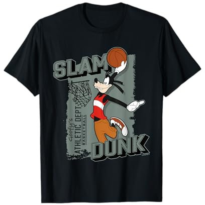 Disney Goofy Sports Basketball Slam Dunk Athletic Dept T-Shirt