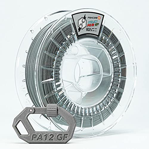 PRINCORE NYLON PA12 GF Filament, Glasfaser 3D-Druck-Filament, 1,75mm industriell (PRINCORE NYLON PA12 GF Filament, Glasfaser 3D-Druck-Filament, 1,75mm industriell (Grau), 500g)