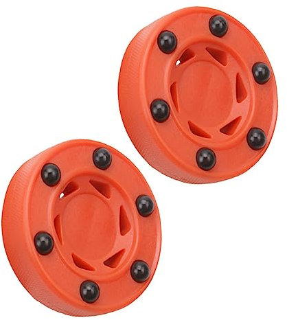 Toddmomy 2st Puck Hockey Ball Straße Rollhockeybälle Zubehör Für Eishockeyspiele Straßenhockeyball Teile Für Rollhockey Puk Street Inline Hockey Gewidmet PVC Lieferungen Männer Und Frauen