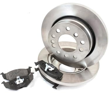 Bremsenset Hinterachse erstellt mit Bremsscheiben Scheibenbremsen Ø272 Voll hinten + Bremsbeläge Bremsklötze für T-ROC Golf VII Variant Touran Karoq V Combi