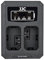 USB Dual Battery Charger Compatible with Sony NP-FW50