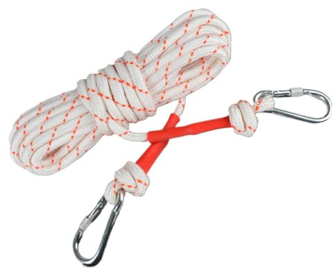 Cuerda de seguridad para escalada - Cuerda de de bomberos para uso al aire libre, cuerda de rescate portátil para emergencias | Cuerda de seguridad resistente para senderismo, trabajo de