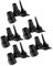 TOYANDONA 5Sets Ugelli per Pompa ad Aria Ugelli Ricambio per Gonfiabili e Letti ad Aria Accessori per Gonfiabili Design e Portatile