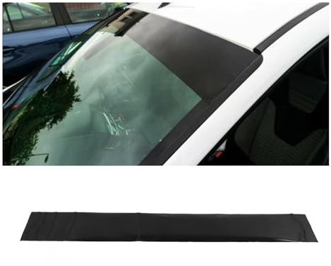 AYBEN Auto Windschutzscheibe Sonnenstrip, für Renault Kangoo II 2007-2021 Auto Tönungsfolie, Auto Frontscheibe Schutz Schatten Aufkleber,A