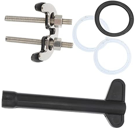 Gatuida 1 Ensemble Kit de Fixation Robinet Étrier Inoxydable pour Évier Accessoire pour Robinetterie de Cuisine Salle de Bain