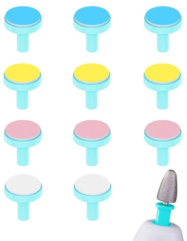 12 Pieces Baby Nail Trimmer Replacement Pads,Replacement Pads Electric Baby Nail Grinding Heads for Standard Electric Kid NailTrimmer Suits to Newborn Infant Toddlerc