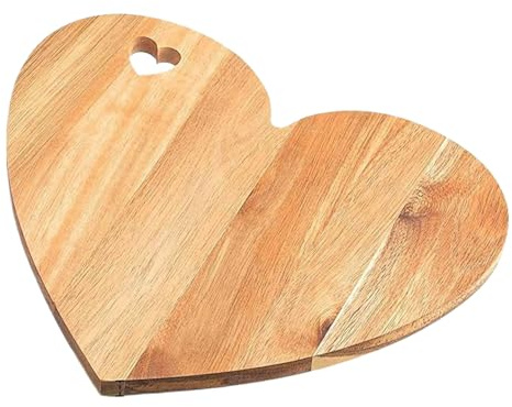 Schneidebrett in Herzform – Käsetopf für Brot, Aufschnitt aus Holz