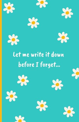 Daisy Notebook: Cute Floral Notebook | 120 Lined Pages | 5.5 x 8.5 inches | Journal