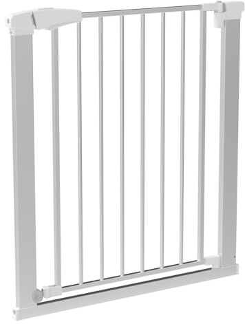 YEAUPE PRO Türschutzgitter Ohne Bohren, für Breiten 68-73 CM | Babygitter, Treppenschutzgitter für den unteren Treppenbereich, Türgitter beidseitig zu öffnen, Selbstschließend – nur für Innen, Schwarz