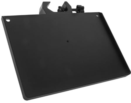 Mikrofonständerablage für Handy und Soundkarte, Schwarz, 2,5cm | Stabile Konstruktion aus Kunststoff und Metall, Einfache Montage, für Professionelle Live Streaming Setups