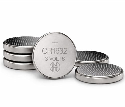OBD 20 x CR1632 Lithium Coin Cell Batteries 3V Button Cell Battery Pack Long Lasting Replacement Batteries for Car Key Fobs Watches Calculators Toys Remote Controls Electronic Devices