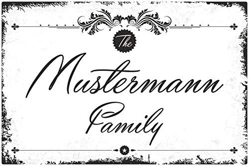 Schild Vintage Shabby Nostalgie Holzschild Dekoschild Namensschild Türschild 2