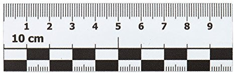 Smileyboard Fotomaßstab Magnet – 10 cm Kfz-Magnet zur Schadenskennzeichnung – Ideal für Sachverständige & Gutachter
