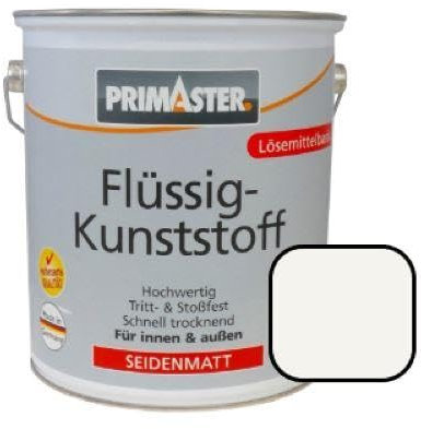 Primaster Premium Flüssigkunststoff 750ml Weiß Seidenmatt Bodenbeschichtung
