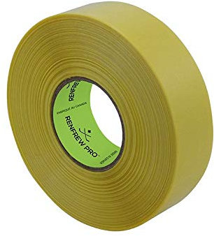 Renfrew Shin Pad Tape f. Stutzen Eishockey, Polyflex Stutzentape 24mm x 30m (gelb)