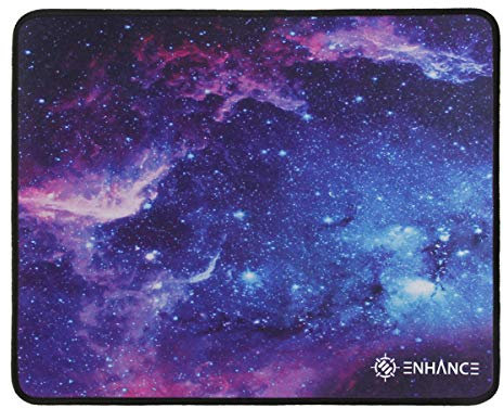 ENHANCE Grand Tapis de Souris XL Gaming, Mat Base Anti-Dérapante - Tapis De Souris Gamer Pas Cher - Parfait pour Les Gamers et Joueurs Professionnels - Galaxy