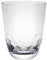 Gimex Campinggeschirr Kunststoff Wasserglas Royal transparent mit Wabenstruktur 300ml