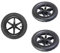 Lufträder 12 Räder SET für Mountain Buggy Urban Jungle 3, + one 3 (= ab Baujahr 2015)