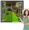 Moskitonetz Fur Fenster, Magnetisches Fenstermoskitonetz, Fliegengitter Mit Magic Tape Moskitoschutz,Ohne Bohren,Dachfenster Schiebefenster -66x55inch(170x140cm)