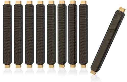 Talvani Basteldraht 9X | in grün Silber schwarz – Flexibler Blumendraht zum Basteln – Rostfreier Draht, DE Versand – Verbesserter Bindedraht für Pflanzen geglüht, Ø 0,65 mm, 38 m