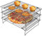 Yagosodee Cooling Racks, 3 Tier Thick Wire Rack Nonstick Stainless Steel Cooling Oven Tray, Stackable Baking Rack, Large Oven Rack Cooling Rack for Cake Cookie Bread, Dishwasher Safe, 34x24.5 cm