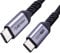 SUMPK 1m USB C to USB C Data Cable, 100W USB C-C Cable, 20V5A Fast Charging PD USB 3.1 Gen 2 10gbps 4K 60Hz Video Display E-Marker Chip Cord for Google Pixel, Monitor