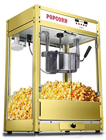 Máquina de Palomitas de maíz, Fabricante de Palomitas de Aire Caliente, sin Aceite y fácil de Limpiar, para Aperitivos saludables y sin Grasa, para Noches de Cine/Fiestas de Pijama
