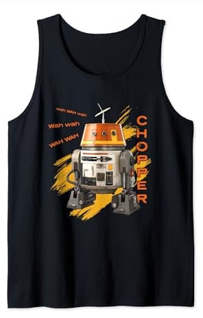 Star Wars Ahsoka Rebels Chopper Droid Speak Wah Wah Wah Tank Top