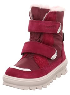 Superfit Flavia Warm gefütterte Gore-Tex Botte de Neige, Rot/Silber 5000, 26 EU Large