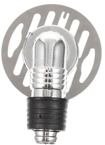jojofuny Connettore Per Tubo Scarico Lavatrice, Copertura Per Scarico a Pavimento, Kit Di Ricambio in Acciaio Inossidabile, Adattatore Per Lavatrice E Lavandino, Argento, 9.5x4.6x4.3cm