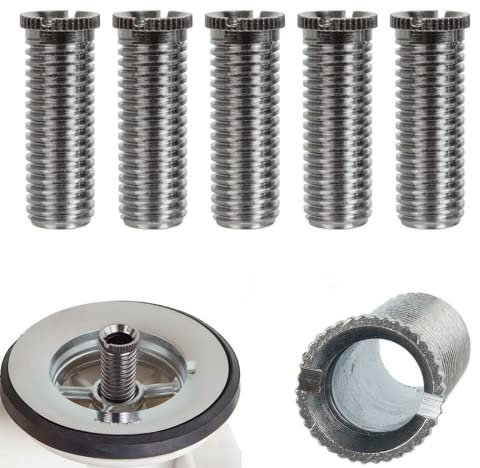 GeRRiT 5Pcs 35mm 45mm Kitchen Sink Basket Strainer Waste Threaded Screw Connector M12