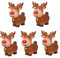 HOOTNEE 15 STK weihnachtsdekoration schmuck weihnachtspräsente weinachts weihnachtsmitbringsel Hirschgeweihe Mini-Weihnachts-Rentier Weihnachtsfeier Elch Ornament Desktop-Schmuck