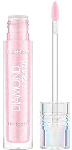 Catrice Diamond Glaze Lip Gloss, Nr. 020, Pink, sofortiges Ergebnis, glänzend, holographisch, glitzernd, vegan, ohne Parabene, ohne Mikroplastikpartikel, Nanopartikel frei, 1er Pack (3ml)